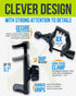 Bike & Motorcycle Phone Mount for iPhone 14 Pro (13, 12, SE, Plus/Max), Galaxy S22 or Any Cell Phone - Universal