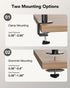HUANUO Vertical Dual Monitor Mount, Stacked Monitor Stand for 2 Monitors with Height Adjustment