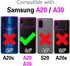 Asuwish Phone Case for Samsung Galaxy A20 A30 with Tempered Glass Screen Protector Cover and Slim Thin Hybrid Full Body Protective Cell Accessories Glaxay M10s A 30 Gaxaly 20A SM A205G Women Men Green
