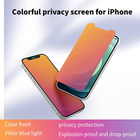 Privacy Screen Protector for iPhone 13 / iPhone 14 - Flexible Film (Anti-blue light, anti-glare, anti-scratch, filter