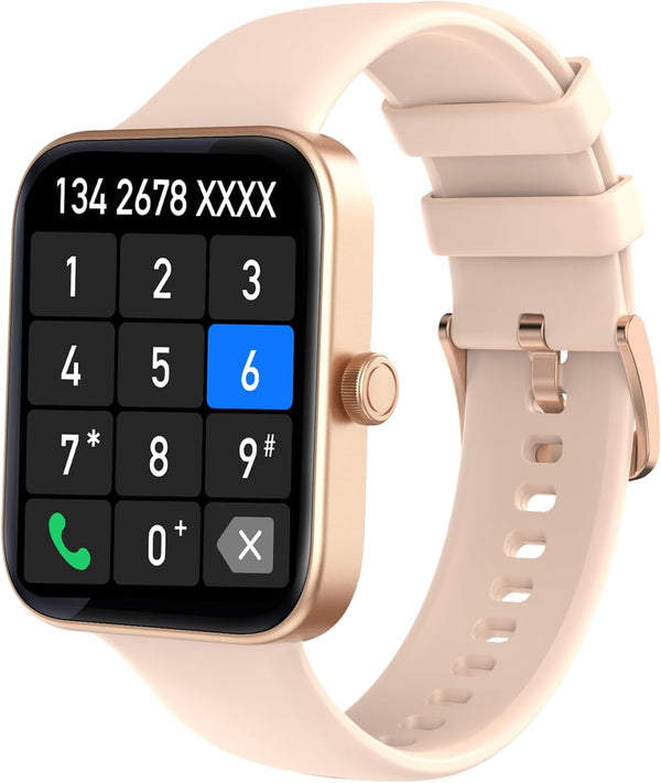 Smart Watch for Women Men, IP68 Waterproof Smartwatch with Blood Oxygen, Heart Rate, Sleep Monitor, Answer/Dial Call
