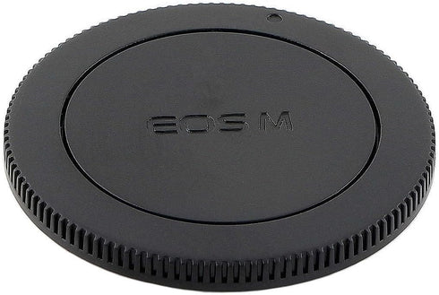 2 Pack Rear Lens Cap & Camera Body Cap Cover Kit for Canon EOS M200 M100 M50 M50 Mark II M10 M5 M6 M6 Mark II