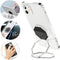 Cellphone Ring Holder Finger Kickstand – Foldable 360° Rotation Cell Phone Stand for Desk – Magnetic Car Mount, Metal