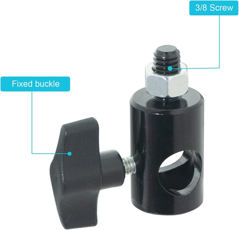 WELLMAKING 2PCS Rapid Adapter Convert with 3/8" Screw | Multi Functional Mount Bracket for Photo Studio