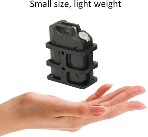 Culnflun SCX10 1/8 1/10 RC Rock Crawler Simulation Decoration Accessory, Plastic Mini Fuel Tank for Scale RC Rock