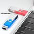 Maspen 2 Pack 64GB 2.0 USB Flash Drive USB Thumb Drives Jump Drive Fold Storage Memory Stick Swivel Design - Black