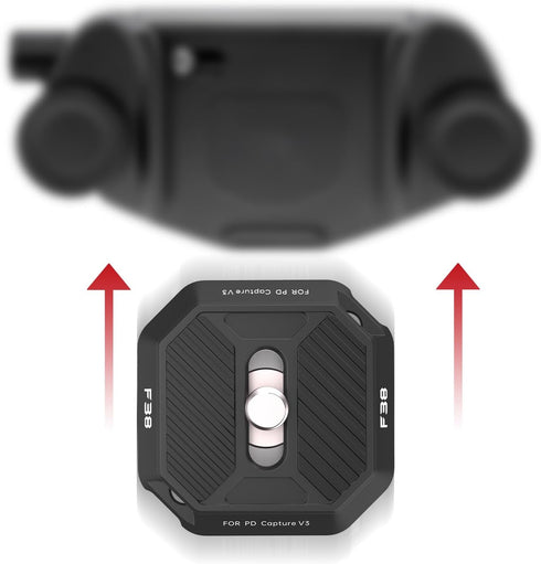 F38 Camera Quick Release Plate Compatible with PD Capture Camera Clip V3 and F38 Backpack Clip, Plate Only - 2465