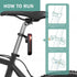 TUSITA Quarter Turn Mount for Garmin Varia RTL510 RTL515 RVR315 Rearview - Fits 27.2mm 30.9mm 31.6mm Seatpost