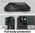 elago Premium Liquid Silicone Case for iPhone 13 (6.1") - Shockproof, Full Protection, Soft Microfibre, Black