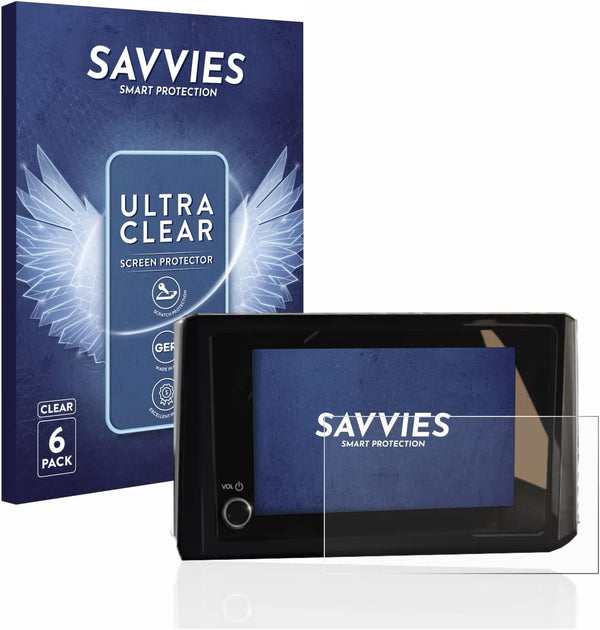 savvies 6-Pack Screen Protection Film Compatible with Toyota C-HR 2023 Infotainment Screen Protector