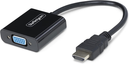 StarTech.com HDMI to VGA Adapter, Active Video Converter for Laptop/Desktop, 1920x1080 (1080p), HDMI