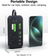 ecoBright 200W 12V 110V 30W 18W 2 12V Car Power Inverter DC to AC, USB-C & USB-A Fast Charging, AC Outlets for Laptop