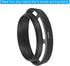 PATIKIL 62mm Lens Hood, Standard Vented Matte Surface Anti-reflective Hood with Cleaning Cloth for Nikon, Fujifilm
