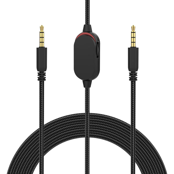 AW920H Gaming Headset Cable, Audio Aux Cable with Inline Mute Switch & Volume Controller for Alienware Headsets, 5.5ft