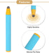 MECCANIXITY Crayon Stylus Pen for Touch Screens, Silicone Universal Capacitive Stylus for All Touch Screen Devices