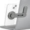 Generic Magnetic Phone Holder for Laptop, Adjustable Aluminum Side Mount Phone Stand for