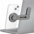 Generic Magnetic Phone Holder for Laptop, Adjustable Aluminum Side Mount Phone Stand for
