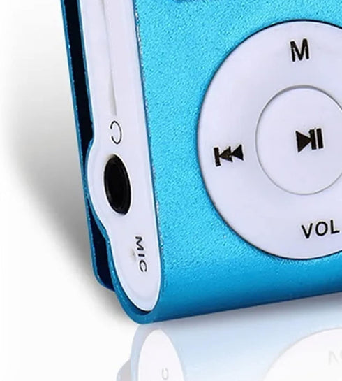 MP3 Portable Player with Clip, Mini Digital HiFi Lossless Sound Music Players with Metal Shell, Wearable Small Audio