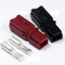 30 Amp Anderson Powerpole Connectors, PP15 to 45 - Red and Black Housing, 12-16 AWG Heavy Duty Contact, Pack of 12
