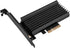 SilverStone Technology ECM24-ARGB M.2 NVMe SSD NGFF M Key to PCIe x4 ARGB Adapter Card with Heatsink