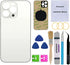 Back Glass Replacement for iPhone 13 Pro 6.1 Inches (Silver) with Repairing Tool Kits