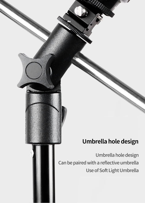 SLOW DOLPHIN Camera Flash Speedlite Mount Swivel Light Stand with Umbrella Bracket Holder (2 PCS)
