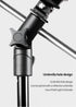 SLOW DOLPHIN Camera Flash Speedlite Mount Swivel Light Stand with Umbrella Bracket Holder (2 PCS)