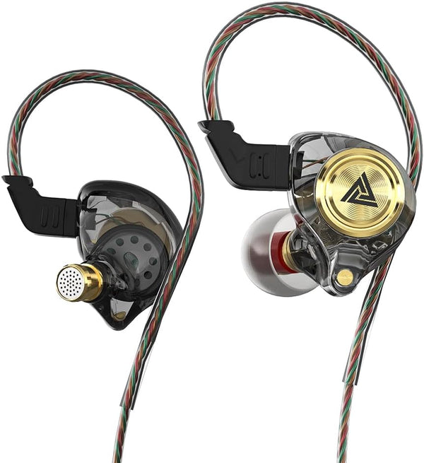 Wired Gaming Earbuds, Ak3file in Ear Monitors, Deep Bass Sound Wired Earbuds, HiFi in Ear Headphones with 1DD 10mm