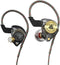 Wired Gaming Earbuds, Ak3file in Ear Monitors, Deep Bass Sound Wired Earbuds, HiFi in Ear Headphones with 1DD 10mm