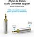 VENTION 3.5mm Female to 2.5mm Male Audio Adapter Converter, Premium Quality Headphone Connector (2 Pack)