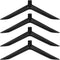 Luxshiny Plastic Tv Stand Base with Screws 4pcs for 24-inch Tvs Tabletop Replacement