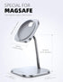 Lamicall Phone Stand for MagSafe Charger - 360 Rotation Adjustable Aluminum Charging Holder Dock for Desk, Compatible