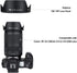 JJC EW-78F Lens Hood Reversible Lens Shade Cover for Canon RF 24-240mm F4-6.3 is USM Lens on EOS R6 R5 Mark II R8 R3 R1 RP R Camera Replace EW-78F Lens Hood, Compatible with 72mm Filter and Lens Cap