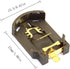 10-Pack CR2032 Button Cell Battery Socket Case BS-8 - Gold-Plated Battery Holder for SMD SMT 3V