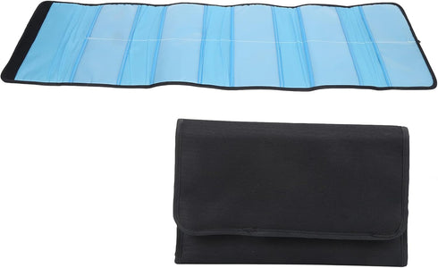 VBESTLIFE Camera Lens Filter Bag, Foldable Nylon Material with 10 Pockets for 37-82mm Circular Filters