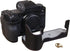 Rieibi X-H2S/ X-H2 XH2S/ XH2 Case - Quality PU Leather Half Case for Fujifilm Mirrorless Digital Camera - Black