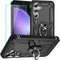Yiakeng Military Grade Protective Case for Samsung Galaxy S23 FE, with HD Screen Protector, Black