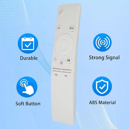 Universal Remote Control BN59-01260A for Samsung Smart TV Models, White