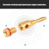 Taidda 10 Pcs Portable Lightweight Sturdy Durable Gold Plated Speaker Banana Connector Plug Wire Audio Adapter