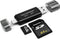 SD Card Reader, AIYEEN 4-in-1 USB C SD Card Reader Dual Slot OTG Memory Card Adapter for TF/Micro SD/SD/SDXC/Micro