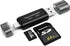 SD Card Reader, AIYEEN 4-in-1 USB C SD Card Reader Dual Slot OTG Memory Card Adapter for TF/Micro SD/SD/SDXC/Micro
