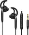 Wired Earbuds with Microphone, Volume Control Earphones for Workout Sports Exercise Jogging Gym, Compatible with