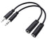 Cable Matters Combo-Pack 2.5mm and 3.5mm Headphone Adapter Kit in Black - 4 Inches, 2.5mm to 3.5mm Adapter
