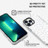 MOSNOVO iPhone 13 Pro Case, Clear TPU Bumper with Buffertech 6.6ft Military-Grade Drop Protection, White Leopard Print