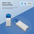 4 Pack USB SD Card Reader, Micro SD Card to USB Adapter, Card Reader for Camera Memory Card Reader