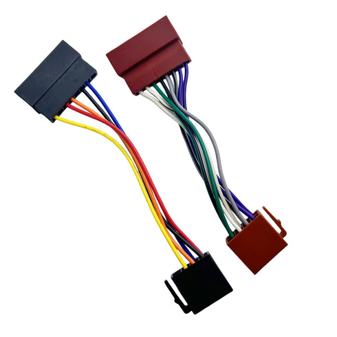 16Pin 1985-2004, 8Pin+8Pin 1986-1995 1986-2002 Aftermarket Stereo Wiring Harness for Ford Android Car Stereo Harness