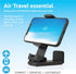 2X Airplane in Flight Phone Holder, Universal Foldable Pocket Size Smartphone Mount, 360° Rotation for Travel