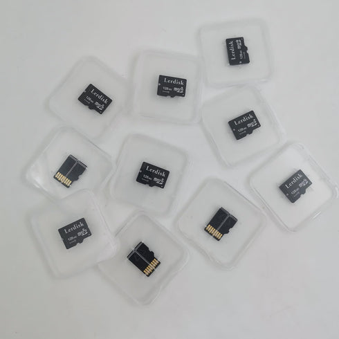 Micro SD Card 128MB Pack of 10, Factory Wholesale Small Capacity for Small Files Only, Not Suitable for Camera, Phone