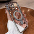 Magnetic Invisible Stand for iPhone 15 Pro Max Case, Military-Grade Protection, Clear Scratch-Resistant