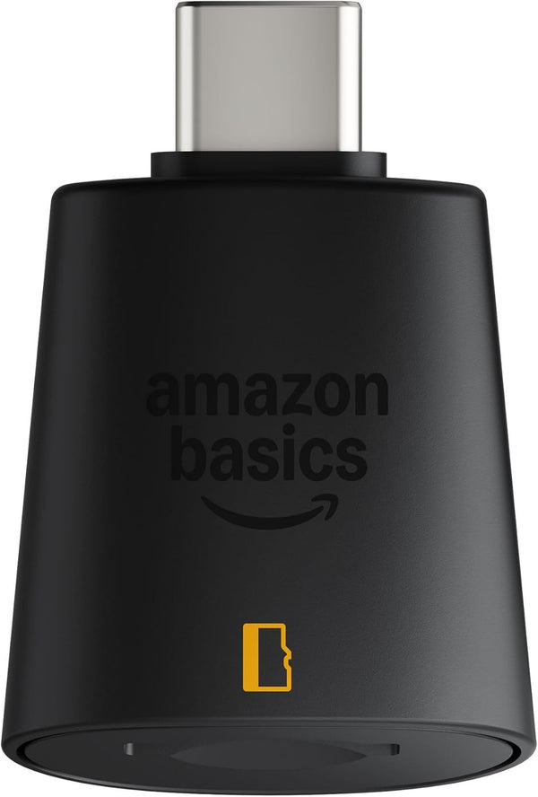 Amazon Basics Micro SD Card Reader USB-C 3.0, High Speed Data Transfer up to